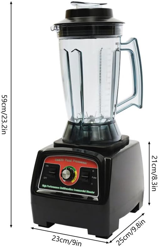 Commercial Countertop food mixer 132 Oz 2800W Heavy Duty Frozen Fruit Juicer Food Processor Machine Ice Crusher Large Smoothie food mixer