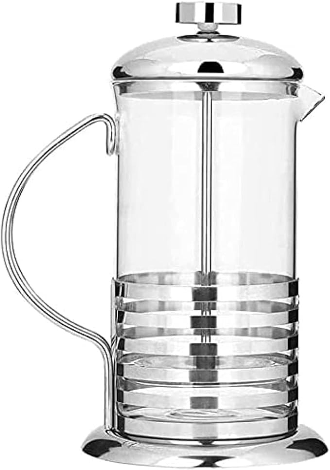 Press Coffee Maker Coffee Press CaffettiereCoffee Maker Coffee &amp Tea Maker Maker Thickened Borosilicate Glass Coffee Press Rust-Free and Dishwasher SafeCoffee Glass For Tea Coffee Travel