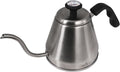 London Sip RiteTemp Gooseneck Kettle with Thermometer Thin Spout Ideal for Pour-Over Coffee Brewing Brushed Stainless Steel 1200 mL