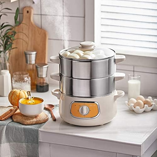 3 Layers Electric Cooking Machine Automatic Multi Cooker Stainless Steel Inner Steamer Hot Pot Rice Cooker Fast Heating