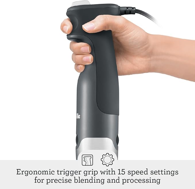 Breville BSB510XL Control Grip Immersion Blender Brushed Stainless Steel