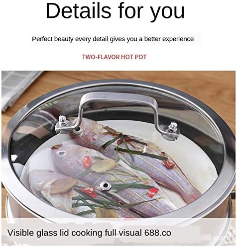 Pots and Pans Sets Frying pan430 Stainless Steel Cookware Suit Double Bottom Pot Three Piece Set Kitchen Cookware Sets Pots for Cooking Cookware Set