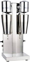 Electric Commercial Double Head Milkshake Maker Drink Mixer Blender Machine with Adjustable Speed Stainless Steel Milk Shake Machine with 2Cups for Home and Business