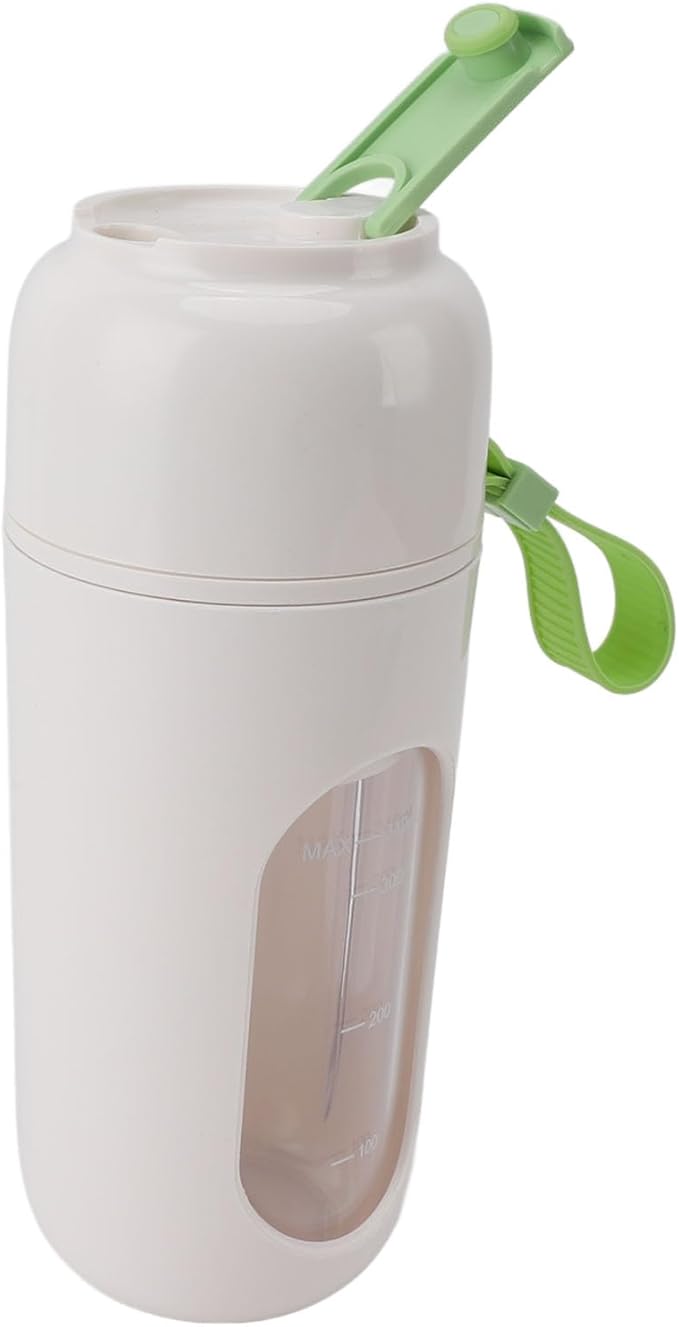 Focket Portable Blender 12 Steel Blades Rechargeable Electric Mini Blender with USB Cable for Home Sports Outdoors Travel (Green)