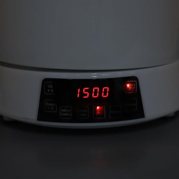 4L Large Capacity High Power Rice Cooker with Lifting Design and Sugar Removal Smart Function for Steaming Rice Soup (US Plug 110V)