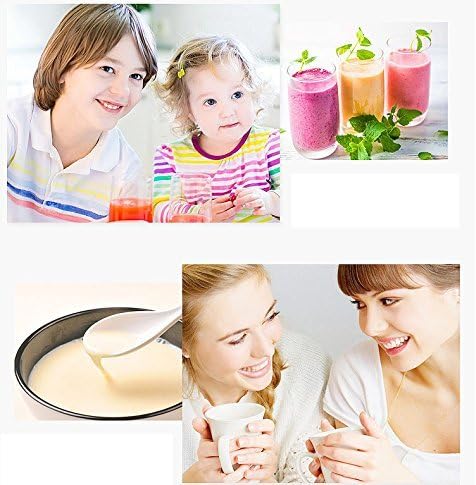 Hofumix Fruit Juicer Rechargeable Portable Juice Blender Breakfast Smoothie Maker Cup Fruit Mixing Machine Mini Protein Shake Maker Electric Mixer Cup with USB Charging Cable (Blue)