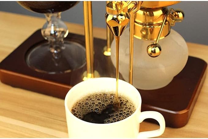 Coffee Maker Home Business Creative Manual Coffee Machine Coffee Pot Set Coffee Machine Manual Two Colors Optional Coffee Machine (Gold A)