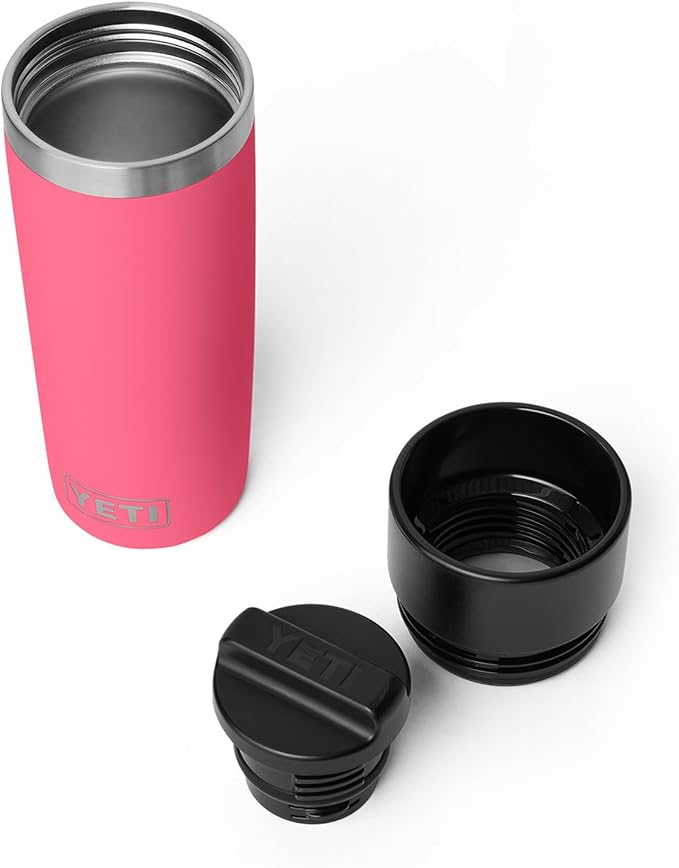 YETI Rambler 34 oz. French Press Coffee Maker (1) 16 oz Travel Bottle Stainless Steel Tropical Pink