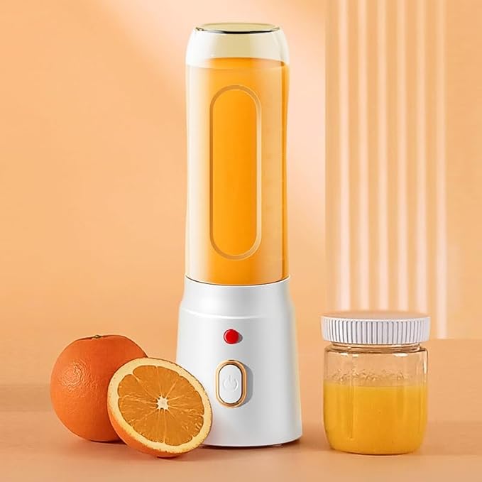 Portable Blender Fruit Mixer Multi-Functional Juicer Cordless USB Rechargeable Smoothies protein shakes crush ice frozen fruits nuts.