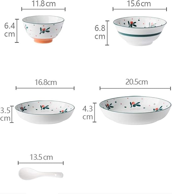 Plate and Bowl Set Fine Dinnerware Set18 Piece Dinnerware SetCeramics Dishes SetDinner SetService for 6Dinner Plates