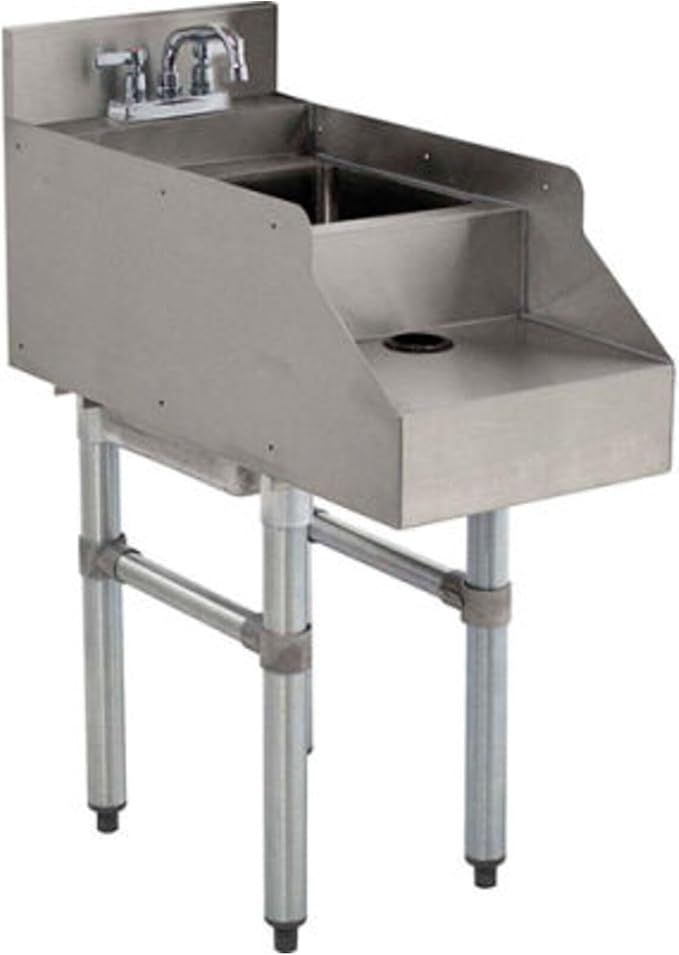 Advance Tabco CR-RS-12 12 x 26 Blender Station With Dump Sink