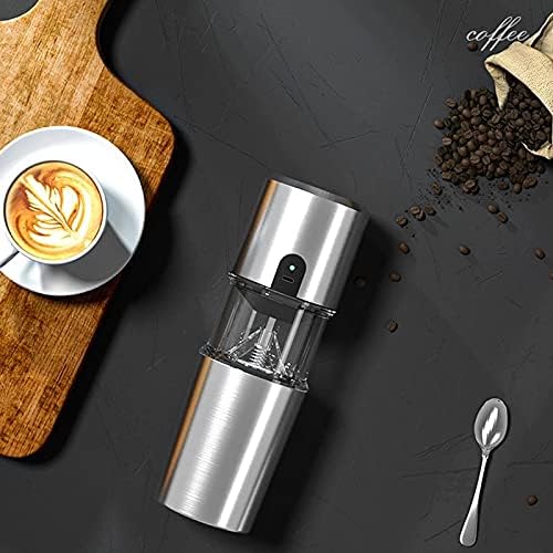Portable Coffee Maker Multifunction Mini Electric Espresso Grinder Machine Stainless Steel Rechargeable