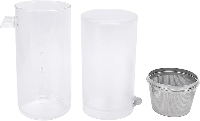 TOPINCN Ice Drip Coffee Maker Adjustable Speed Portable Ice Dripper Cold Brew Coffee Maker 400ml Borosilicate Glass Pitcher Iced Coffee Brewer Maker Cold Brew Dripper for Home Office