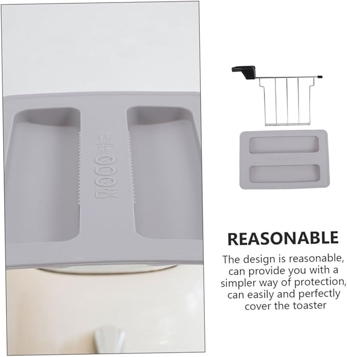 UPKOCH 1set Electric Toaster Cover Sandwich Clip Silicone Lid for Toaster Breakfast Machine Accessory