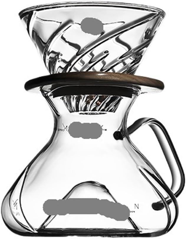 Compatible For MUVNA Cyclones Coffee Pour Over Coffee Maker Set/coffee Grinder And Hand Brewed Coffee Camping Professional Barista Tools(Transparent)