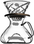Compatible For MUVNA Cyclones Coffee Pour Over Coffee Maker Set/coffee Grinder And Hand Brewed Coffee Camping Professional Barista Tools(Transparent)