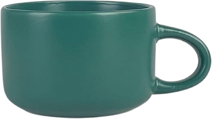 10 Strawberry Street Wazee Matte Coupe Dinnerware Set 16 pc Emerald Green