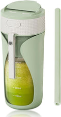 Blender Cup 450ML Mini Blender with 6 Stainless Steel Blades Portable Juice Cup for Home Sport Office Camping