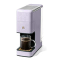 Perfect Grind Programmable Single-Serve Coffee Maker with Built-In Grinder Fresh Ground Brewing Touch Controls Reusable Filter Compact Countertop Design (Lavender)