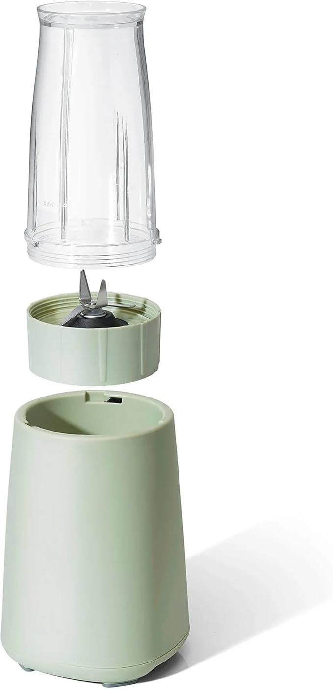 Personal Blender Set 12-Piece 240W Compact Single Serve Blender with Blending and Grinding Cups BPA-Free Dishwasher Safe (Sage Green)