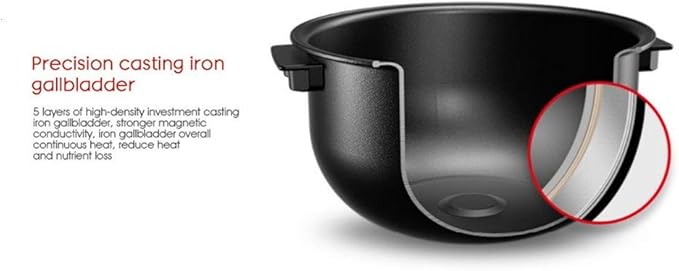 4L Fully Automatic Multi-function Non-stick Rice Cooker 1300W Smart Reservation Timed Cooking Rice Cooker