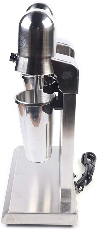 Electric Milkshake Maker 110V 560W Commercial Stainless Steel Drink Mixer Machine Smoothie Malt Blender with 2 Speed Adjustable (560W)