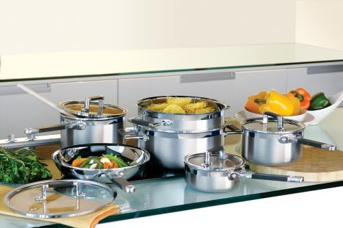 Starfrit Heritage InLuv 10 piece Stainless Steel Cookware Set