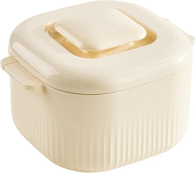 Microwave Rice Cooker 1700ml Food Steamer Cookware Large Microwave Cooking Pot for Kitchen Home BPA Free Heat Resistant Design Food Steamer with Lid Handle Pasta Cooking Tool for Party Restaurant