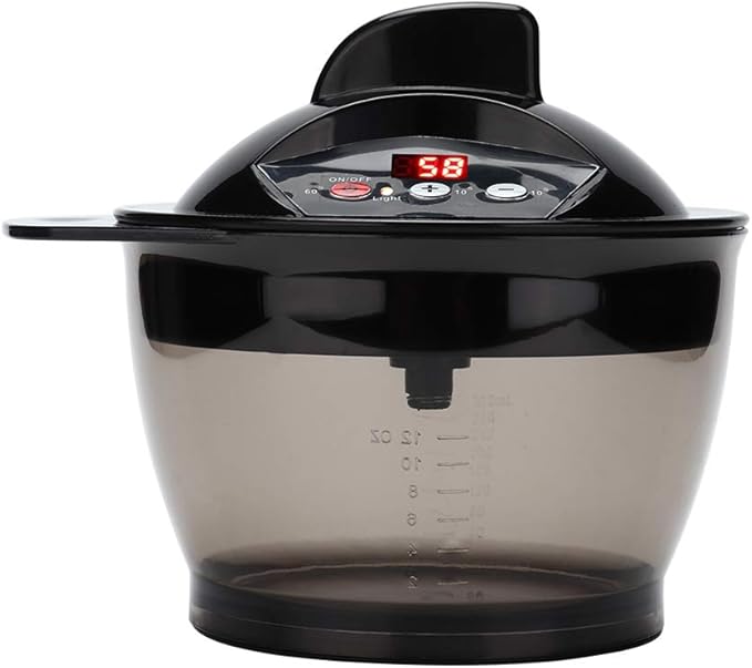 Electric Mixer Electric Blender with Scales Mixing Bowl US Plug Automatic Dye Cream Blender for Hair Salon Home