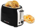 EUROSTAR ET750B 2-Slice Cool Touch Wide-Slot Toaster Black
