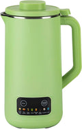 600W 800ml Household Soy Milk Machine Automatic Touch Screen Food Supplement Cooking Mixer Green