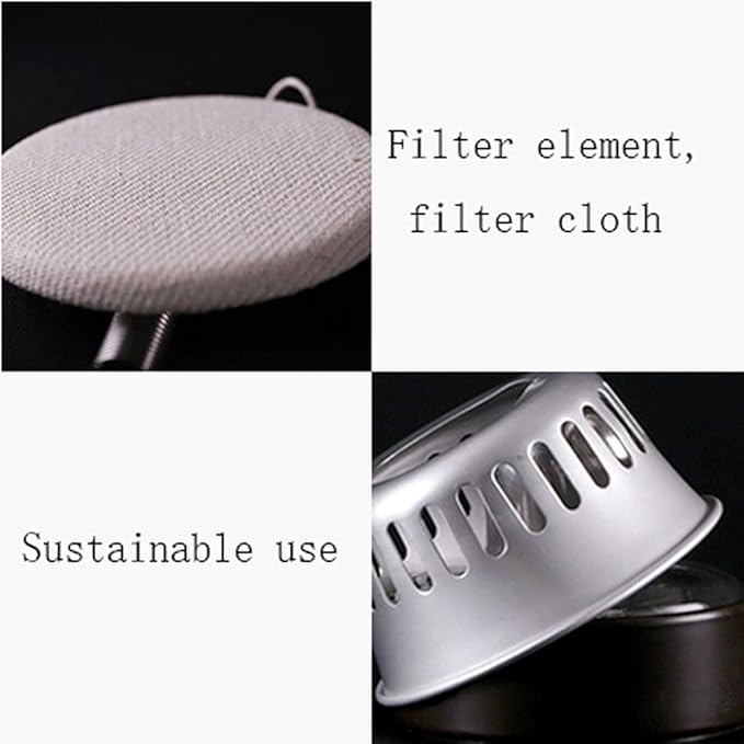 Modern Siphon Coffee MakerIced Coffee Maker with Alcohol BurnerTransparent Coffee Maker with Stainless Steel Support Flowing