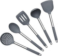 Hot Cookware 6 Piece Heat Resistant Scratch Resistant Silicone Cookware Set Silicone Shovel Spoon Set Combination