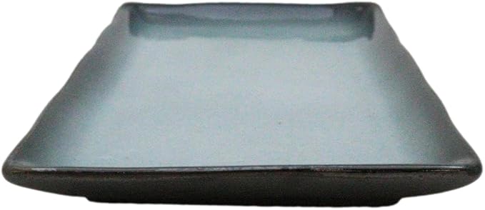 Ebros Gift Blue Sky Stars Artistic Seikai Porcelain Collection Dinnerware Serveware Kitchenware Set Asian Japanese Dining Restaurant Supply (Pack Of 5 Rectangular Sushi Plates 7.75 L)