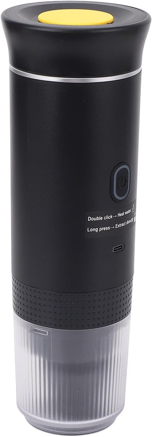 YUYTE Portable Electric Coffee Maker Heating Coffee Machine for NES Capsules DG Capsules Coffee Powder Box for Travel Camping Office Home