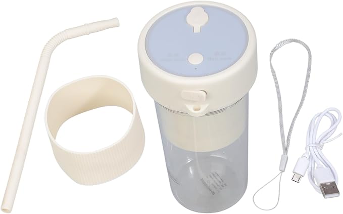 Small Portable Blender With Straw Electric Juicer Fruit Mixers Rechargeable Blender Small Juicer For Indoor Outdoor Portable Mixer