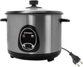 Westinghouse 220 Volts Rice Cooker 16 Cup Non Stick Cooking Pot Measuring Cup Keep Warm Function-Stainless Steel-1000W (NOT FOR USE IN USA)