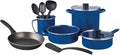 Cinsa 11-Piece Cookware Set Enamel on Steel Compatible with Gas Induction &amp Electric Stoves