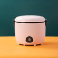 Rice Cooker Mini Rice Cooker With Non-Stick Removable Inner Pot/Keep Warm Function(Pink)