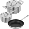 CULINARY FIVEPLY 3pc Mixed Cookware Set