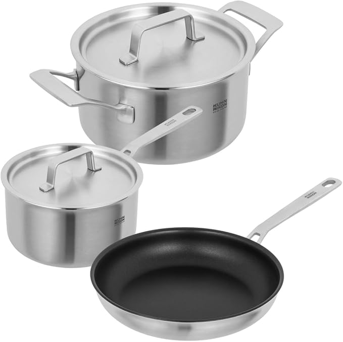 CULINARY FIVEPLY 3pc Mixed Cookware Set