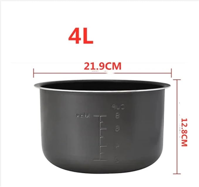 1.6/3/4/5/6L Electric Pressure Cooker LinerCompatible for Midea(21.9x12.8cm)