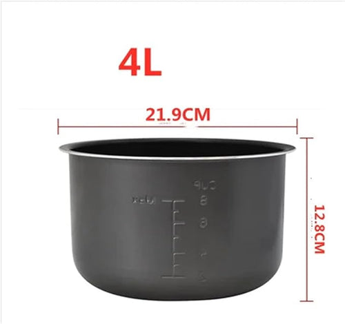 1.6/3/4/5/6L Electric Pressure Cooker LinerCompatible for Midea(21.9x12.8cm)