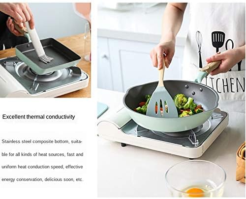 Cookware Pot Set Home Kitchen Wok Frying Pan Combination Non Stick Pan Special for Induction Cooker Kitchen Pot Cookware Set