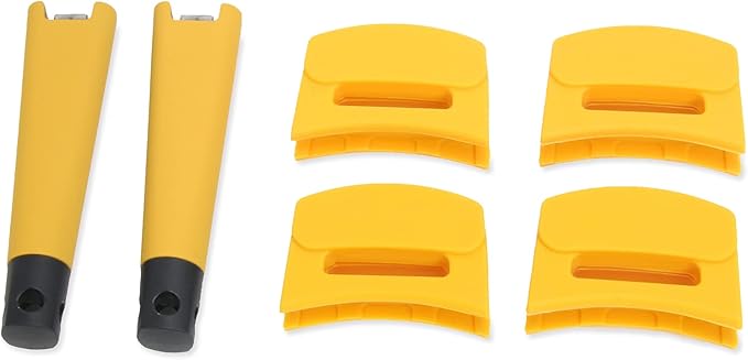 ZAVOR Noir 6pc Handle &amp Grip Set Butternut Orange 11.2 x 5.11 x 2.76 in Cookware Accessory Cookware Handles