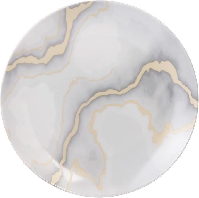 Safdie &amp Co. Electric Marble 16 Piece Dinnerware Set Service for 4 Fiesta Dinnerware home trends and home food network essentials Porcelain dinner plates 16 L x 12 W x 15 H