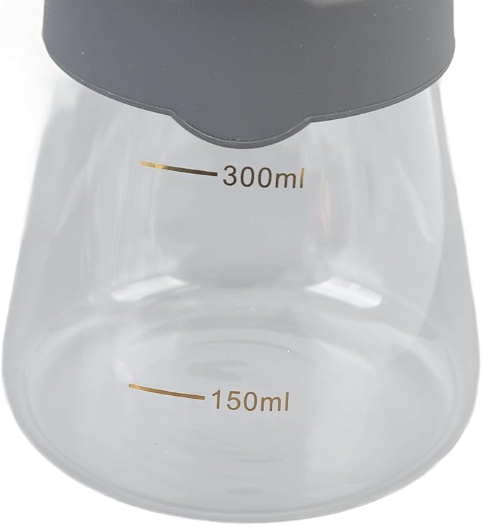 MAVIS LAVEN Pour Over Coffee Maker High Borosilicate Glass Heatproof Coffee Dripper 300ML Pot for Home Office Shop