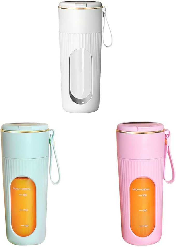 Electric Portable Blenders 340ML Juicer Fruit Mixers Rechargeable Cup Squeezer Maker with LED Display Outdoor Extractor