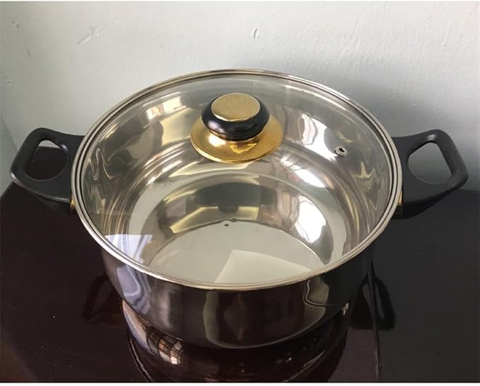 Pots and Pans Sets Frying Pan12 Piece Stainless Steel Cookware Set Kitchen Cookware Set Pots Pots &amp Pans Glass Lid Cooking Tools