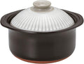 Yamashita Crafts 15033910 Rice Pot Ceramic 9.7 x 8.9 x 6.3 inches (24.7 x 22.5 x 16 cm) Body 4.1 inches (10.5 cm) Ginpo Chrysanthemum Pollen Rice Pot 3 Cups Inner Lid Included